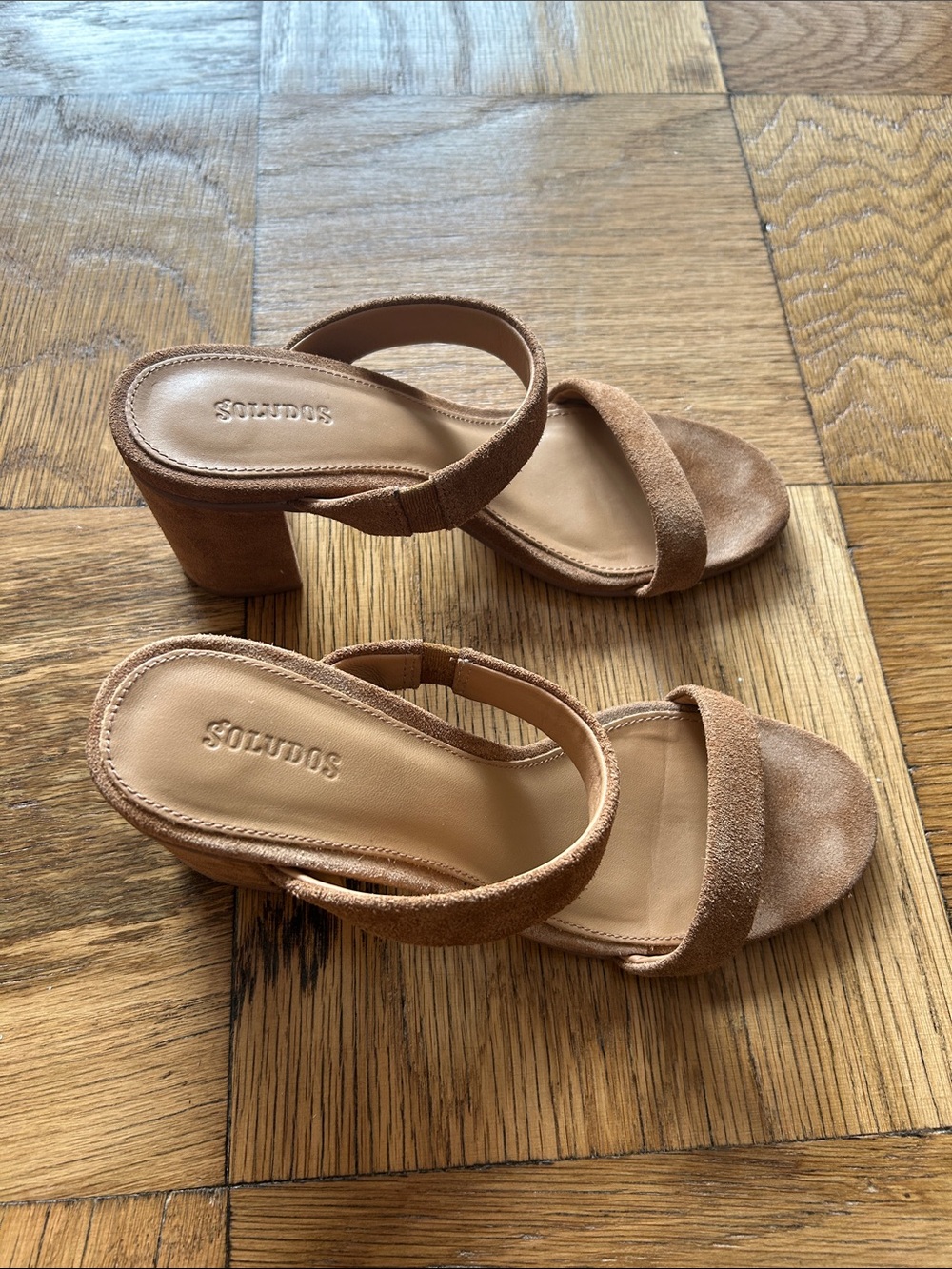 Soludos Ines Heel in Walnut